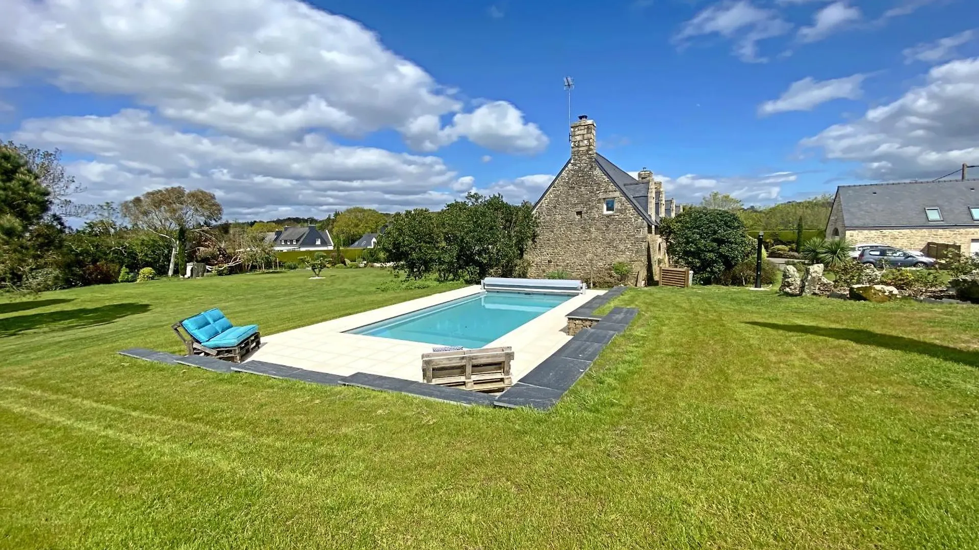 Holiday home Gite Independant De Charme Avec Piscine Chauffee A Kervignac - 6 Couchages, Proche Plages - Fr-1-349-188