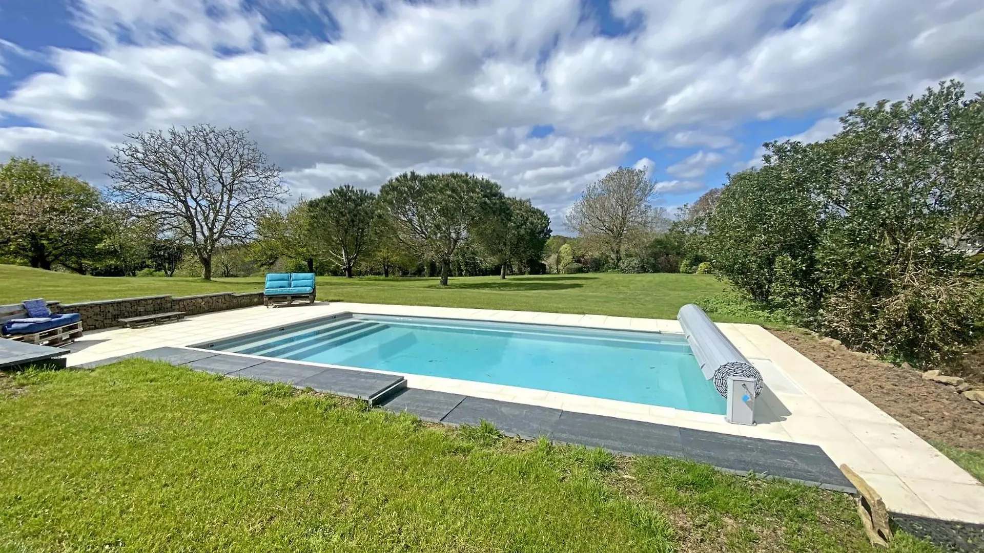 Gite Independant De Charme Avec Piscine Chauffee A Kervignac - 6 Couchages, Proche Plages - Fr-1-349-188